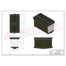 Фильтр воздушный HIFI SA16782