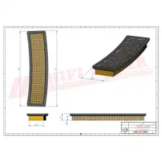 Фильтр воздушный HIFI SC80017