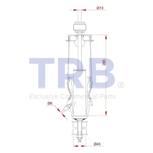 Амортизатор кабины TRB R467.0052