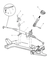 Рулевой наконечник MOPAR 4762861AA