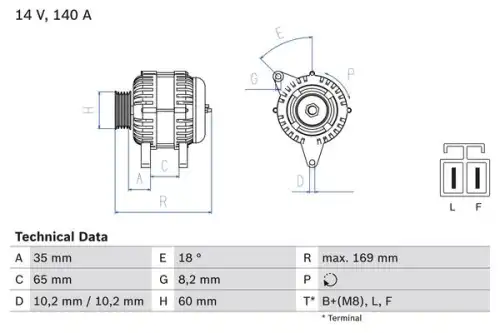 0 986 084 150 Автозапчасть BOSCH