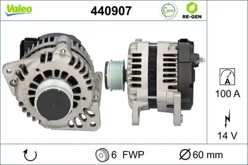 Генератор VALEO 440907