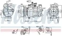 Компрессор 890551 NISSENS
