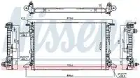 Радиатор кондиционера (конденсатор) NISSENS 606578