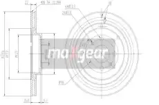 Тормозной диск MAXGEAR 190994 вентилируемый , передняя ось