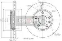 Тормозной диск MAXGEAR 191285 вентилируемый , передняя ось