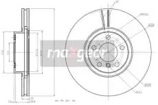 Тормозной диск MAXGEAR 192005 вентилируемый , передняя ось