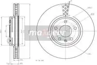 Тормозной диск MAXGEAR 192447 вентилируемый , передняя ось