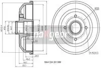 Тормозный барабан 192180 MAXGEAR
