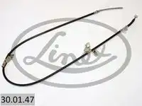 Трос ручного тормоза 300147 LINEX