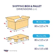 Пневмоподушка без ст. 346762-S FABIO