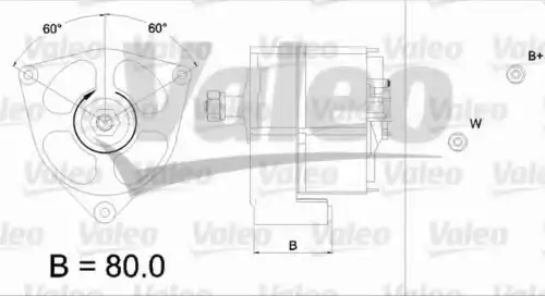Генератор VALEO 436428