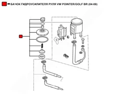 Бачки гидроусилителя руля WENDERW WEPL0032