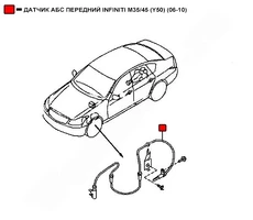 Датчик ABS WENDERW WEKR1099