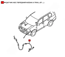 Датчик ABS WENDERW WEKR1096