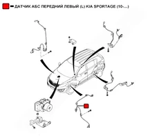 Датчик ABS WENDERW WEKR1016