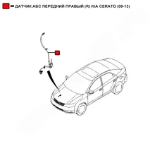 Датчик ABS WENDERW WEKR1097