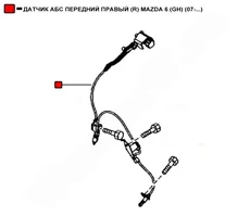 Датчик ABS WENDERW WEKR0310