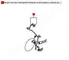 Датчик ABS WENDERW WEKR1118