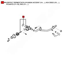 Термостат системы охлаждения WENDERW WETR190
