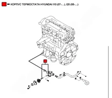Термостат системы охлаждения WENDERW WETR198