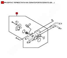 Термостат системы охлаждения WENDERW WETR167