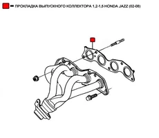 Прокладка коллектора WENDERW WEMR032