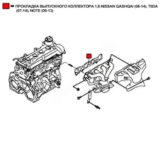 Прокладка коллектора WENDERW WEMR045