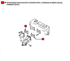 Прокладка коллектора WENDERW WEMR047