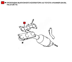 Прокладка коллектора WENDERW WEMR031
