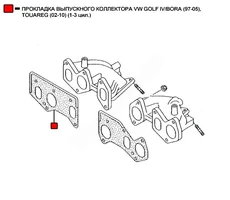 Прокладка коллектора WENDERW WEMR015