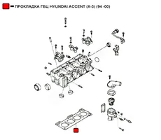 Прокладка ГБЦ WENDERW WEPR0148