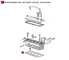 Прокладка ГБЦ WENDERW WEPR0026