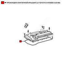 Прокладка клапанной крышки WENDERW WEPR0366