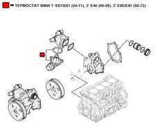 Термостат системы охлаждения WENDERW WETR030
