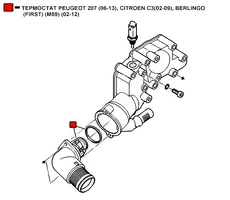 Термостат системы охлаждения WENDERW WETR018