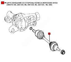 ШРУС наружный WENDERW WERZ123