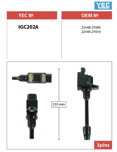 Катушка зажигания YEC IGC202F