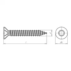 Саморез АМО III TX30 (A2K) 7,5х112 0234730112 WURTH