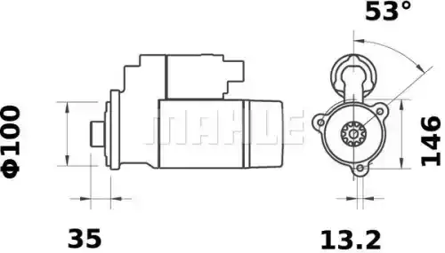 Стартер KNECHT MS286