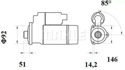 Стартер KNECHT MS754