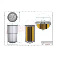 Фильтр масляный HIFI SO747