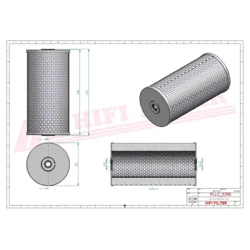 Фильтр масляный HIFI SO3357