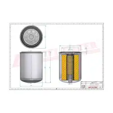 Фильтр масляный HIFI SO6141