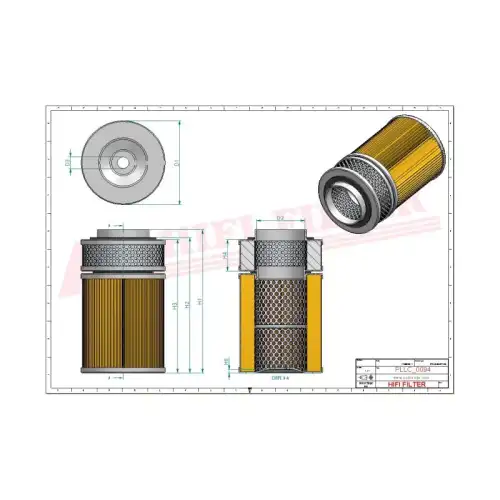 Фильтр масляный HIFI SO5127