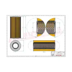 Фильтр масляный HIFI SO6052