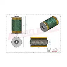 Фильтр масляный HIFI SO7047