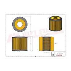 Фильтр масляный HIFI SO7102