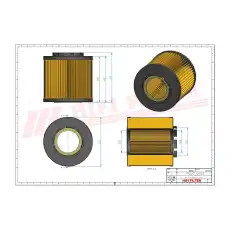 Фильтр масляный HIFI SO7125