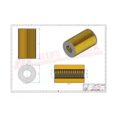 Фильтр масляный HIFI SO6106